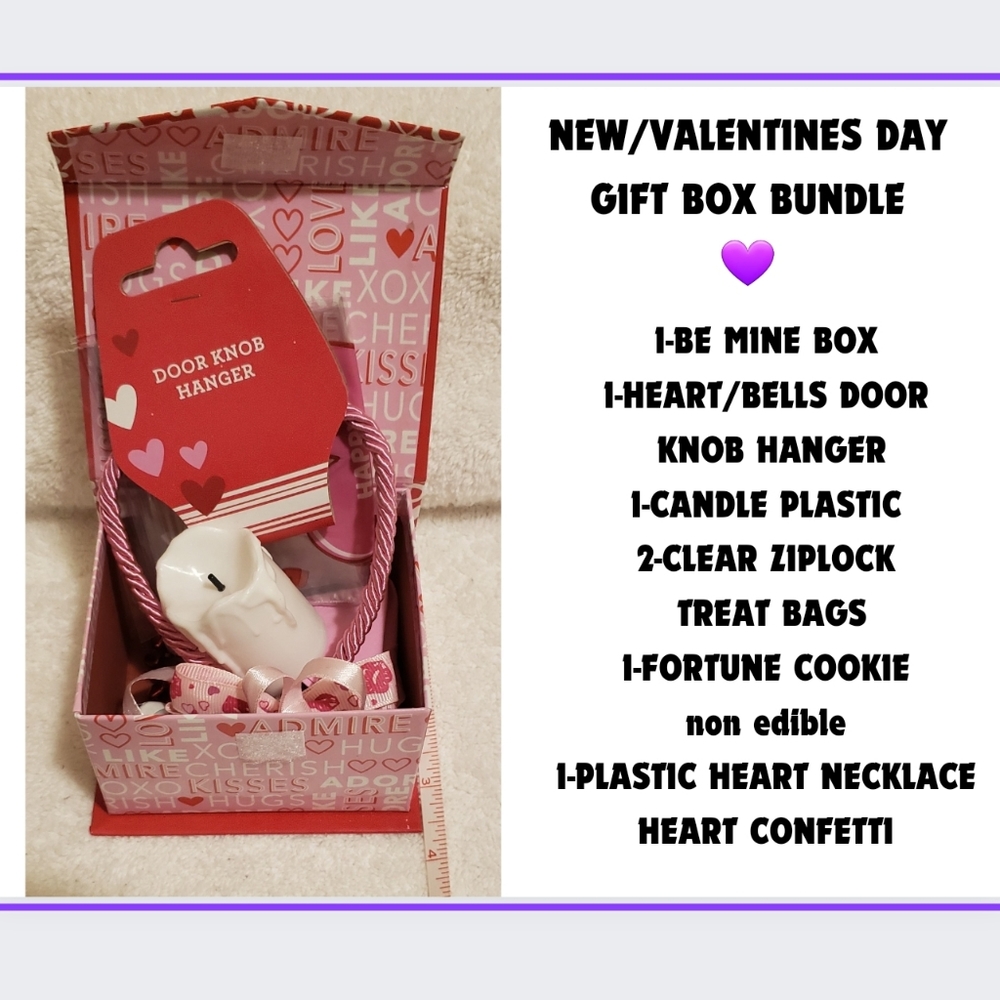 🔥💜 BOX BUNDLE 💜 VALENTINES ITEMS NEW/7 ITEMS!!